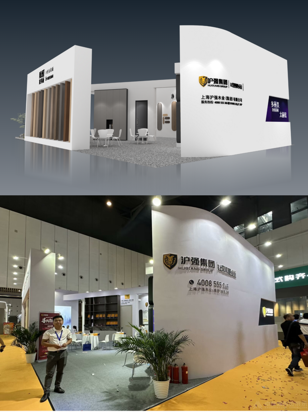 2024成都建博会，卓欣源搭建展台，定制家居馆，成都展台设计搭建(图6)