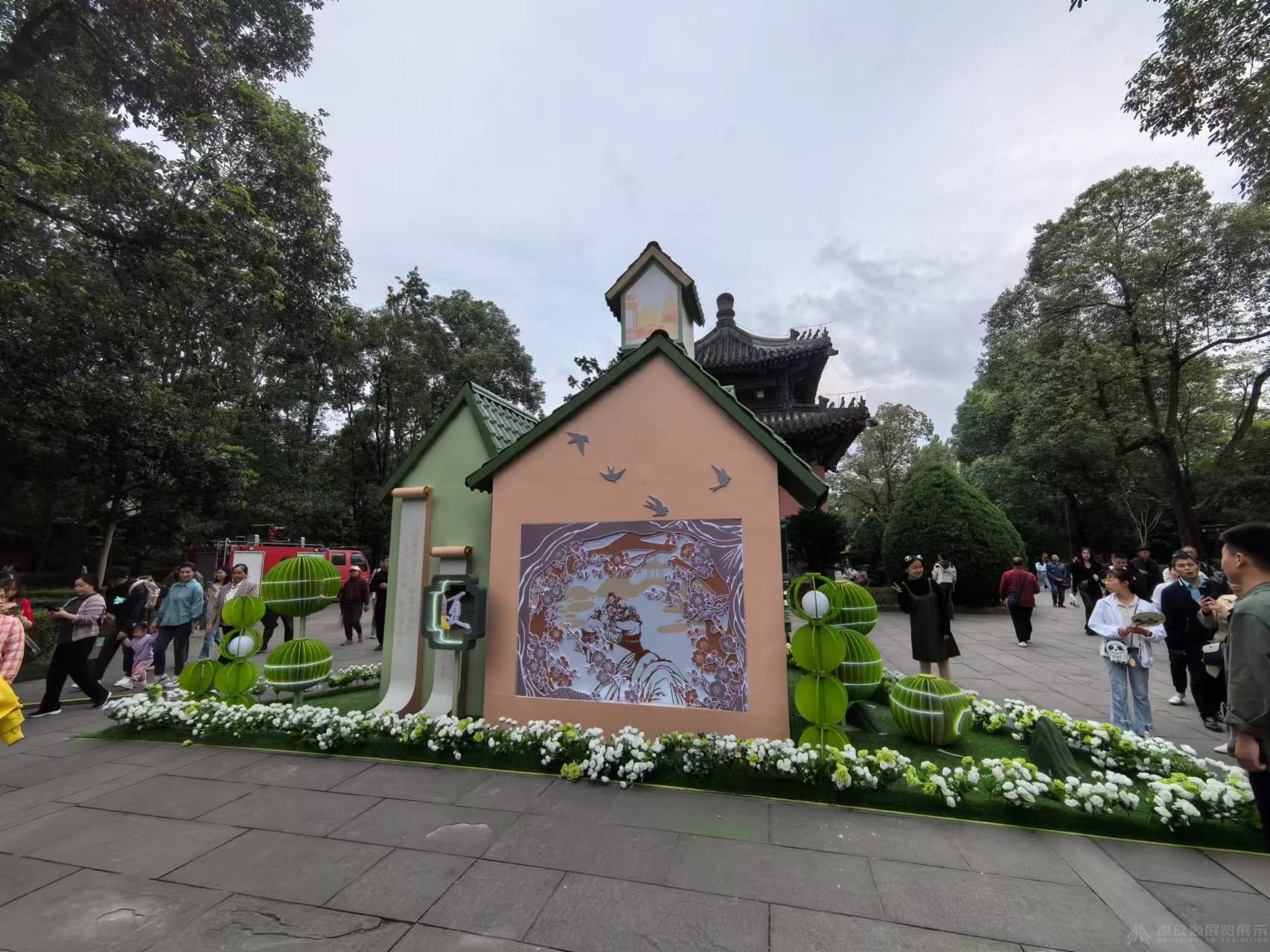 武侯祠美陈设计--夏季(图3)
