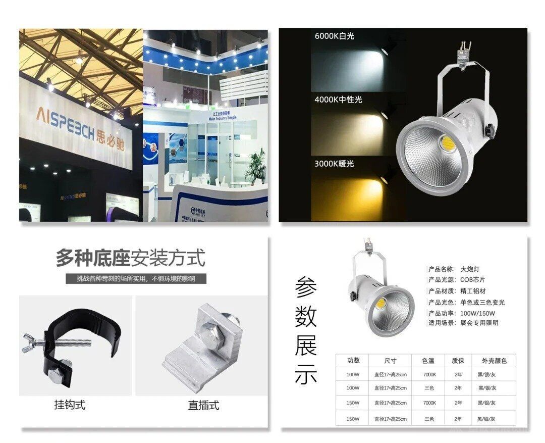 展台搭建11种照明灯具。你常用的是哪种？(2)
