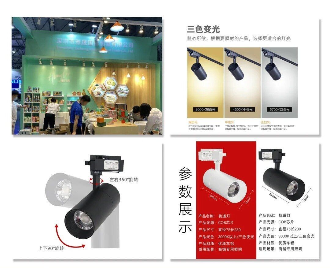 展台搭建11种照明灯具。你常用的是哪种？(3)