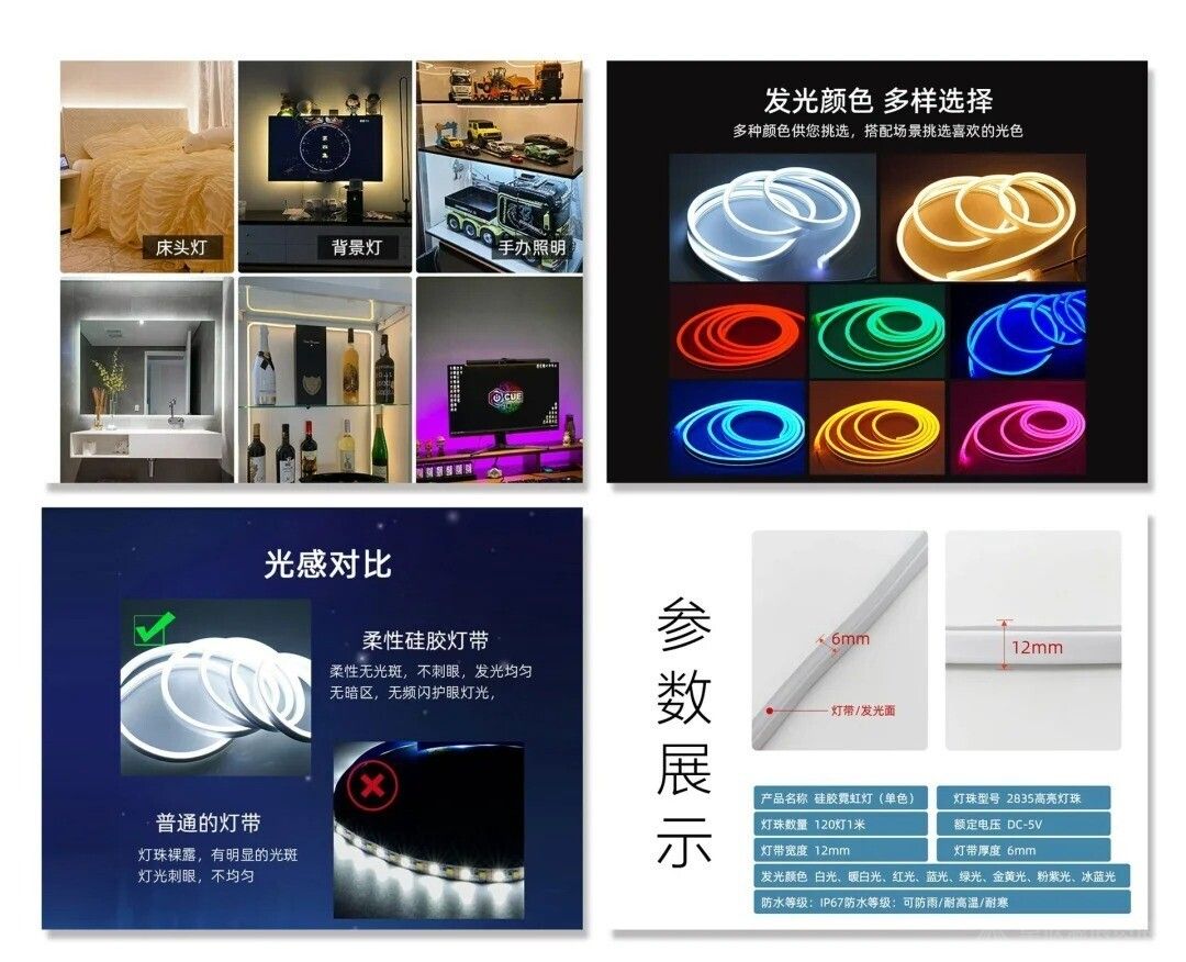 展台搭建11种照明灯具。你常用的是哪种？(8)