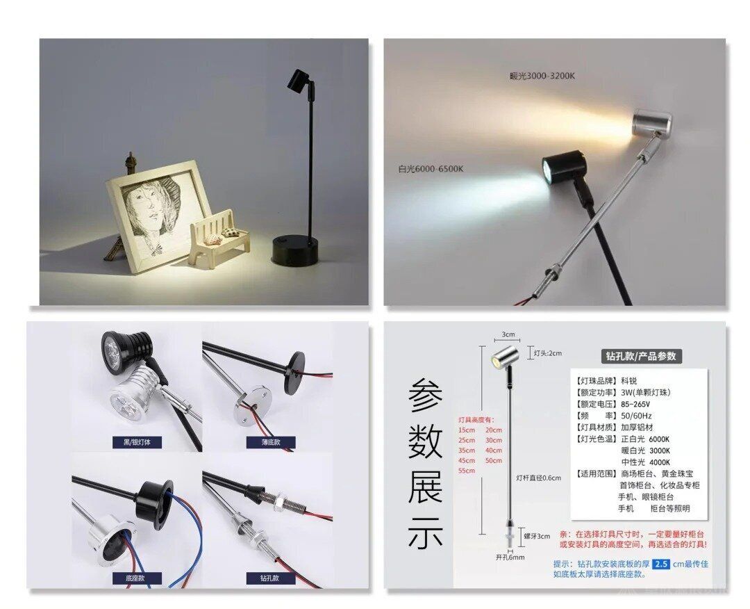 展台搭建11种照明灯具。你常用的是哪种？(11)